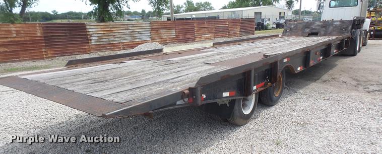image for item DA1625 1980 Landoll tilt deck equipment trailer