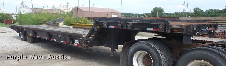 image for item DA1625 1980 Landoll tilt deck equipment trailer