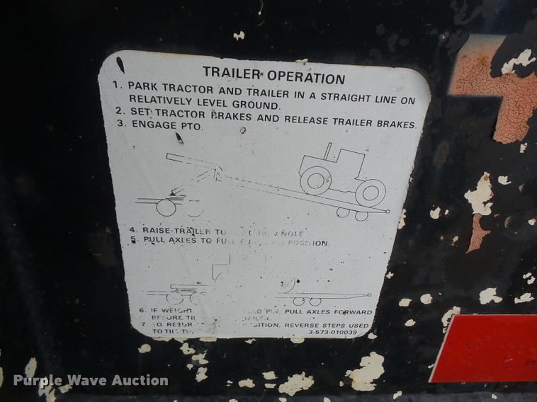 image for item DA1625 1980 Landoll tilt deck equipment trailer