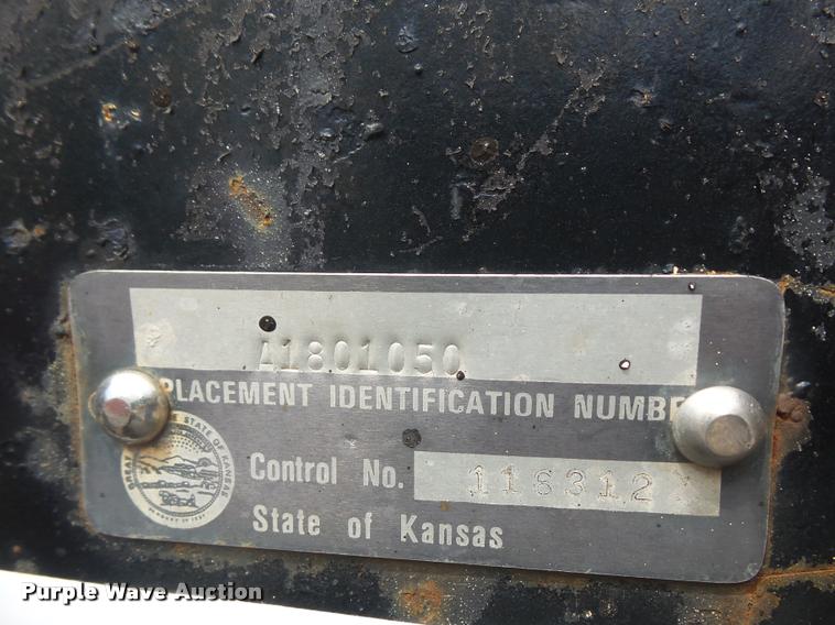 image for item DA1625 1980 Landoll tilt deck equipment trailer