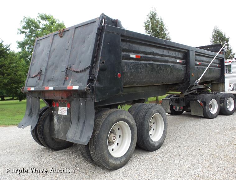 image for item J8609 1986 CMC end dump trailer