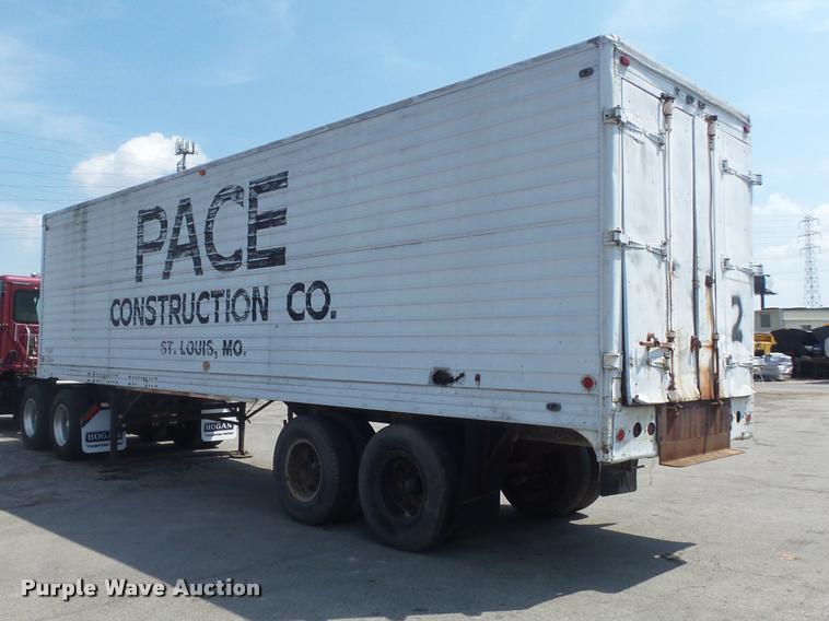 image for item K7536 1951 Brown dry van trailer