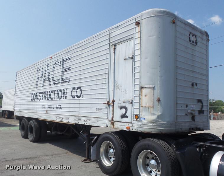 image for item K7536 1951 Brown dry van trailer