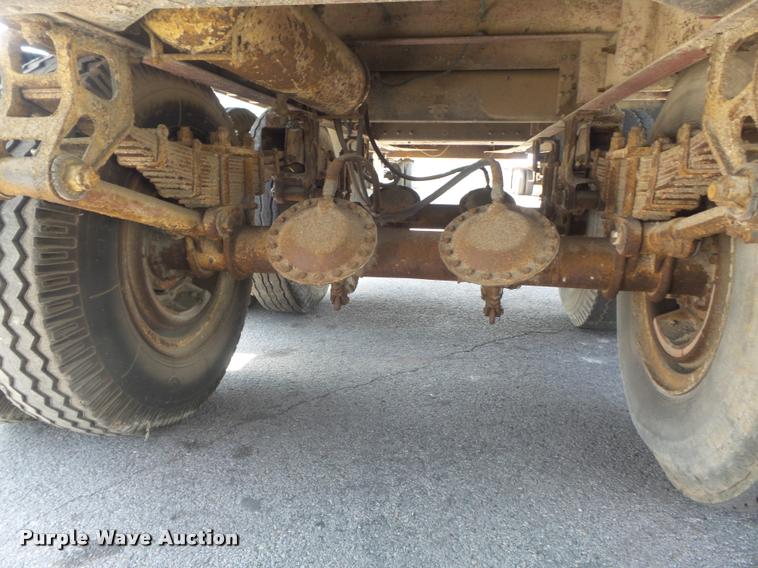 image for item K7536 1951 Brown dry van trailer