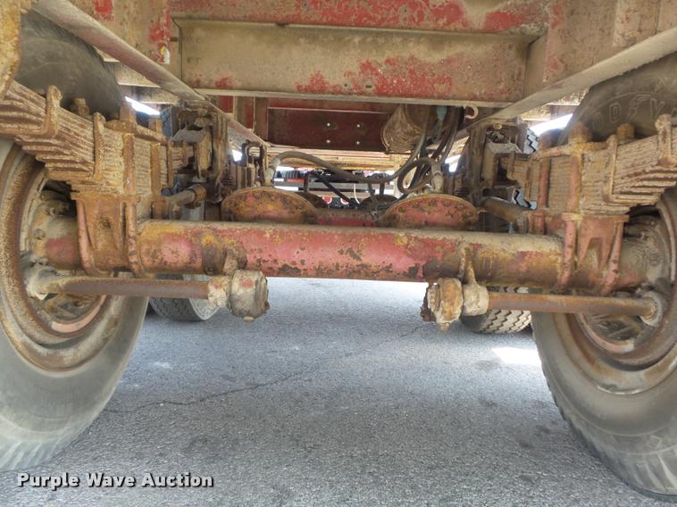 image for item K7536 1951 Brown dry van trailer