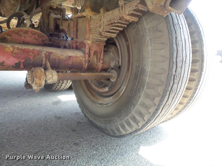 image for item K7536 1951 Brown dry van trailer