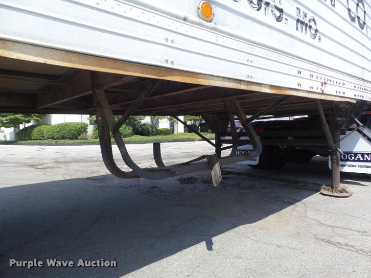 image for item K7536 1951 Brown dry van trailer