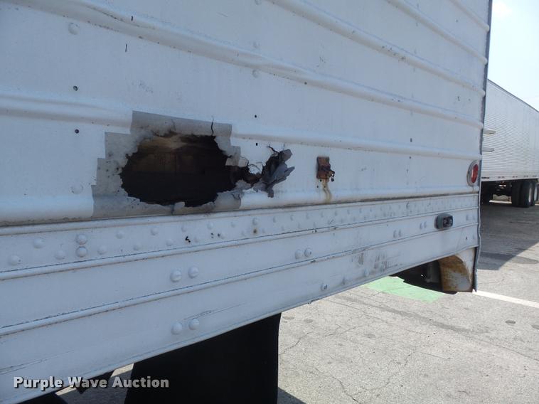 image for item K7536 1951 Brown dry van trailer