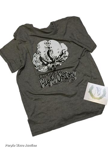 image for item G1302 Two Large Women's Shirts and two Tea Towels