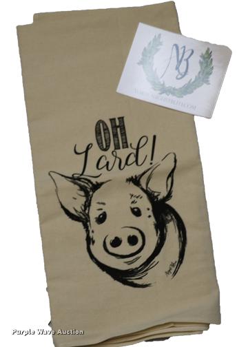 image for item G1302 Two Large Women's Shirts and two Tea Towels