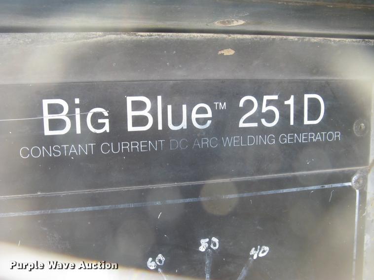 image for item AR9773 Miller Big Blue 251D DC welder/generator
