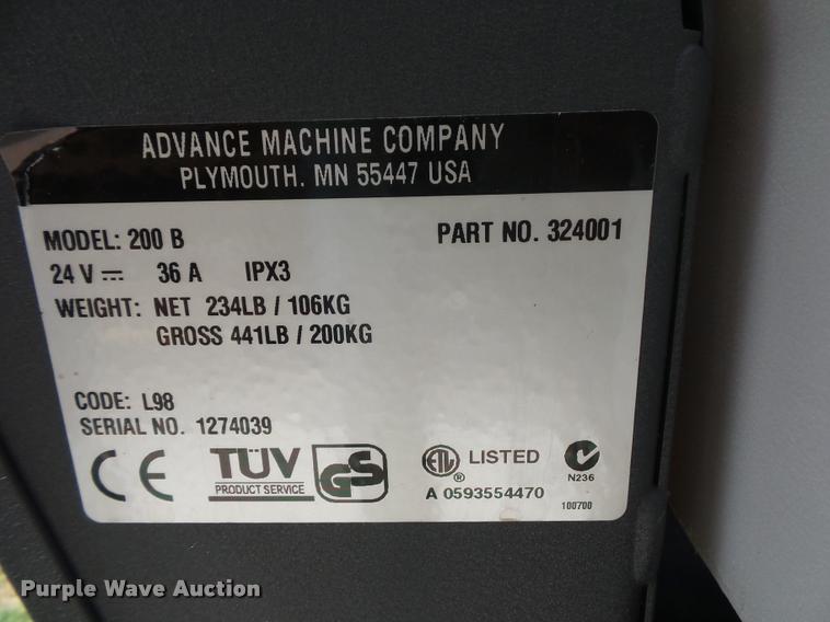 image for item BG9511 (2) floor scrubbers