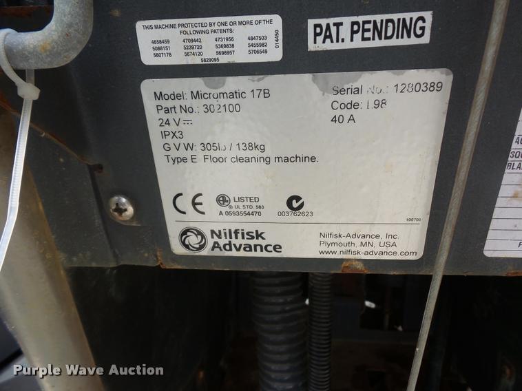 image for item BG9511 (2) floor scrubbers