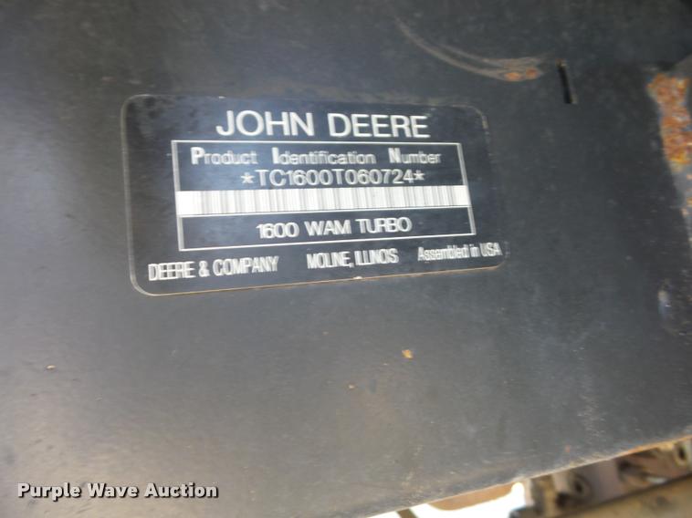 image for item BI9641 John Deere 1600 Series II wide area mower