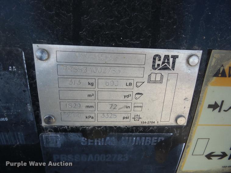 image for item BI9646 Caterpillar 177-1989 push blade