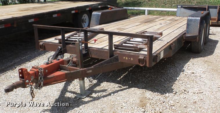 image for item BI9650 1998 shop built utility trailer