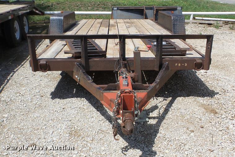image for item BI9650 1998 shop built utility trailer