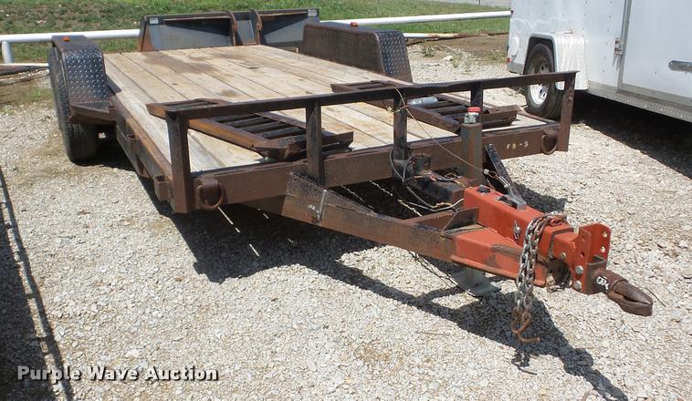 image for item BI9650 1998 shop built utility trailer