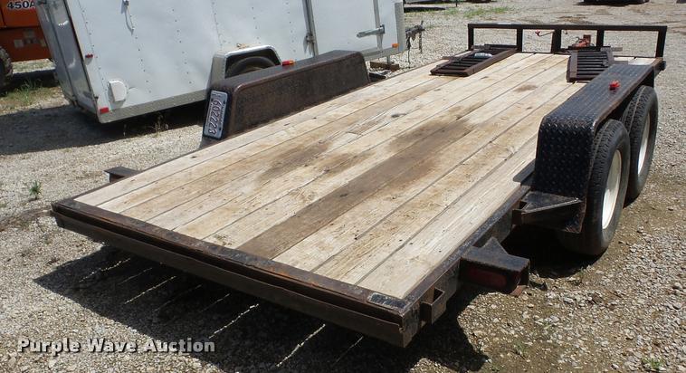 image for item BI9650 1998 shop built utility trailer