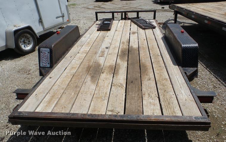 image for item BI9650 1998 shop built utility trailer