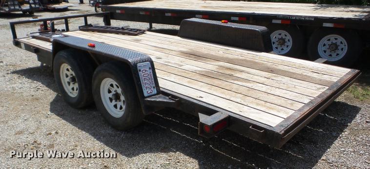 image for item BI9650 1998 shop built utility trailer