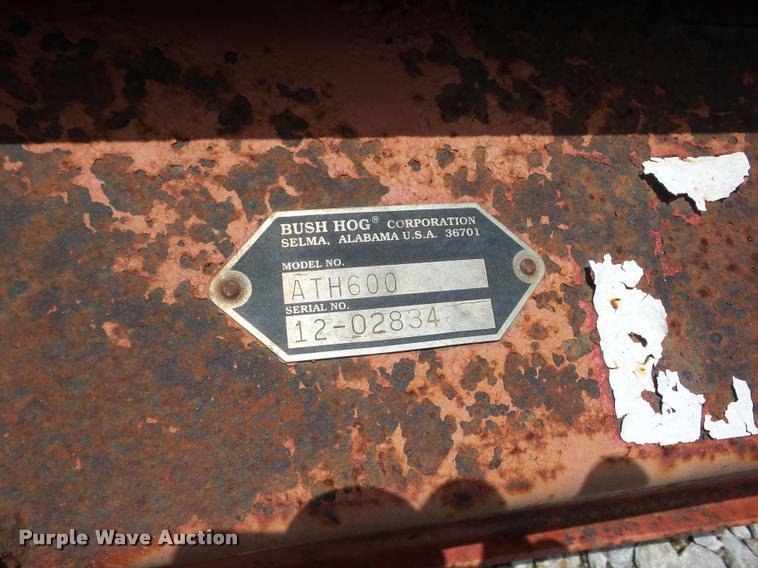 image for item BI9651 Bush Hog ATH600 finish mower