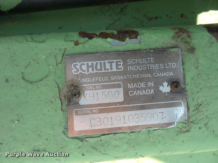 image for item BV9120 Schulte XH1500 batwing rotary mower