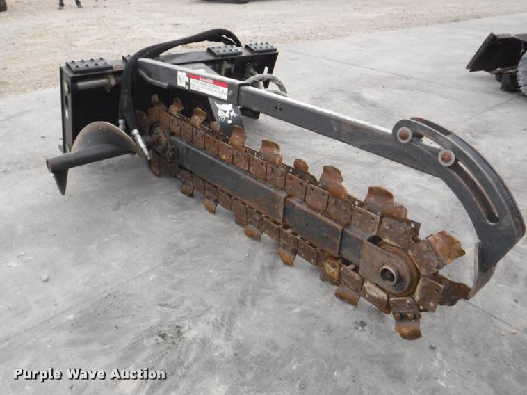 image for item BY9810 2011 Bobcat LT313 skid steer trencher