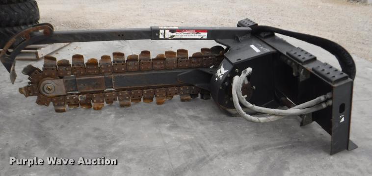 image for item BY9810 2011 Bobcat LT313 skid steer trencher