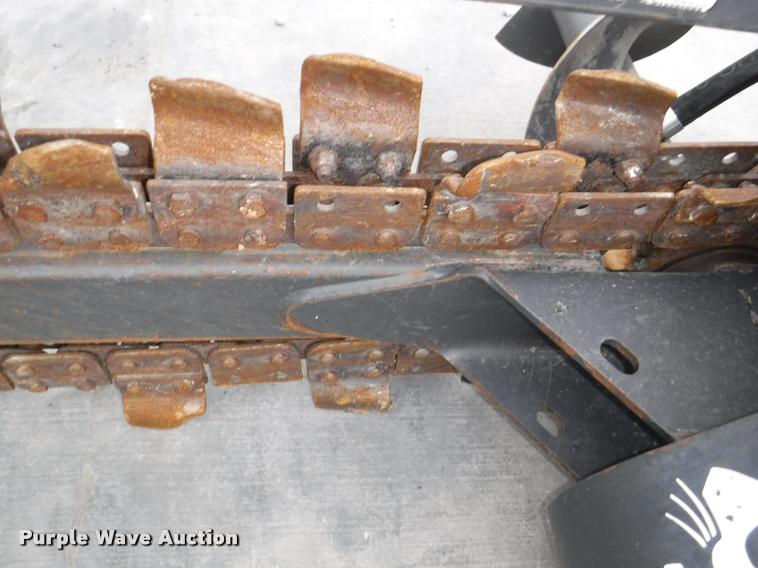 image for item BY9810 2011 Bobcat LT313 skid steer trencher