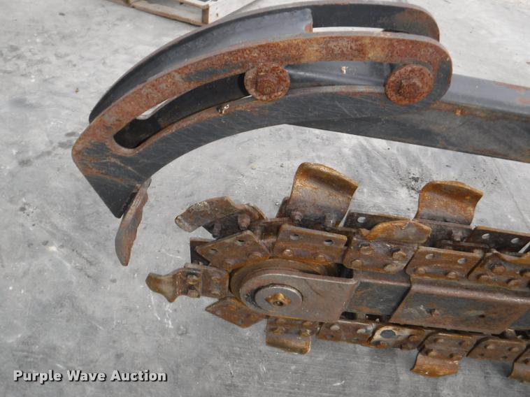 image for item BY9810 2011 Bobcat LT313 skid steer trencher