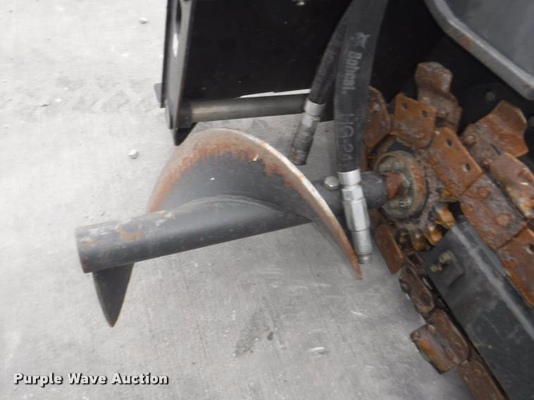 image for item BY9810 2011 Bobcat LT313 skid steer trencher