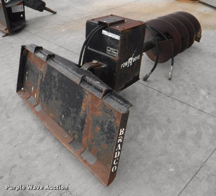 image for item BY9813 Bradco Pow-R-Bore C1825 skid steer auger