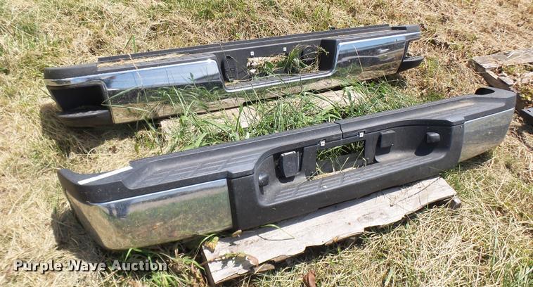image for item CA9010 (2) Chevrolet Silverado pickup truck bumpers