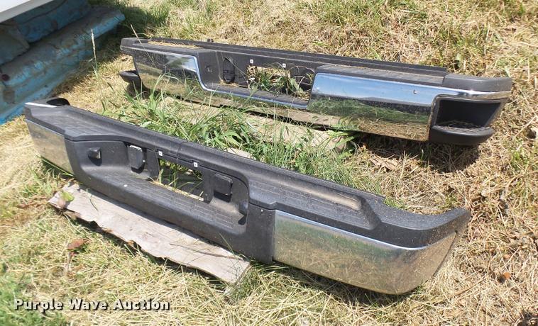 image for item CA9010 (2) Chevrolet Silverado pickup truck bumpers