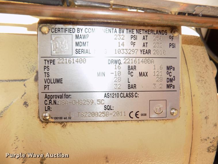 image for item DA3060 2010 Ingersoll Rand TA/40HP air compressor