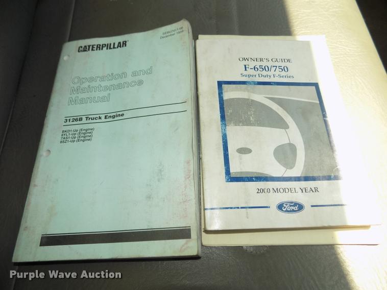 image for item DA3067 2000 Ford F650 Super Duty XL box truck