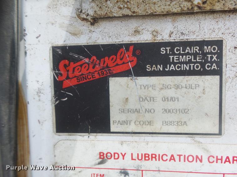 image for item DB1403 2001 Dodge Ram 2500 utility bed pickup truck