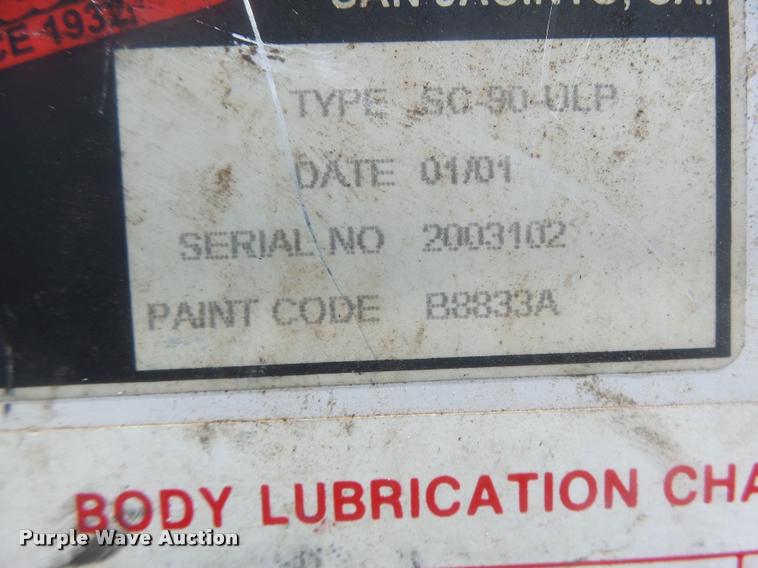 image for item DB1403 2001 Dodge Ram 2500 utility bed pickup truck