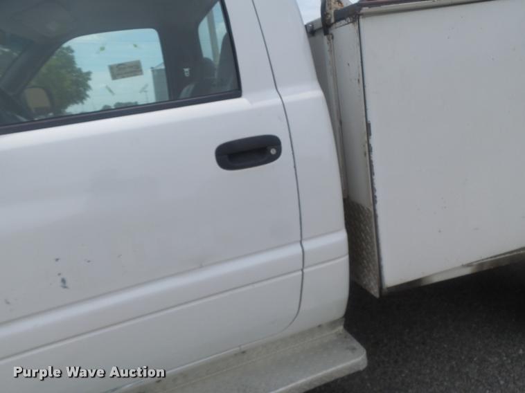 image for item DB1403 2001 Dodge Ram 2500 utility bed pickup truck