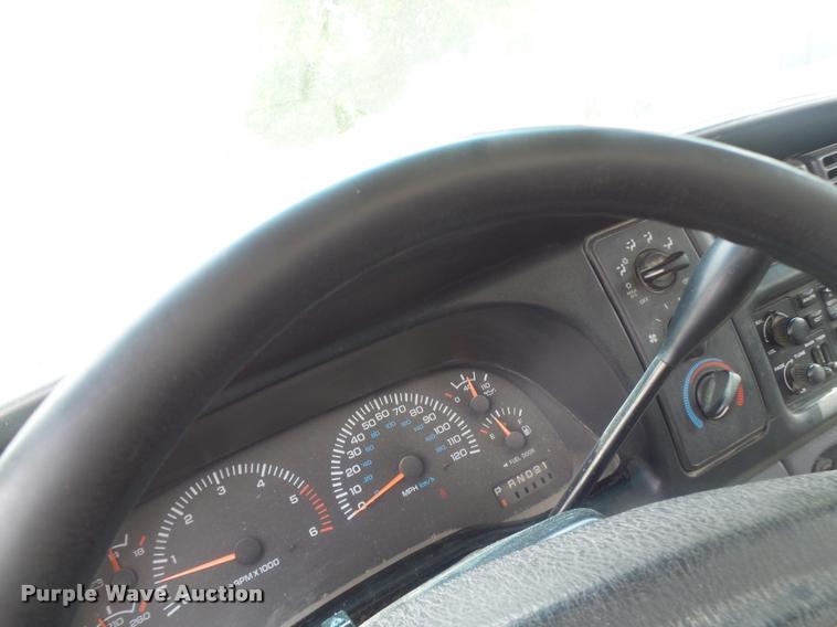 image for item DB1403 2001 Dodge Ram 2500 utility bed pickup truck