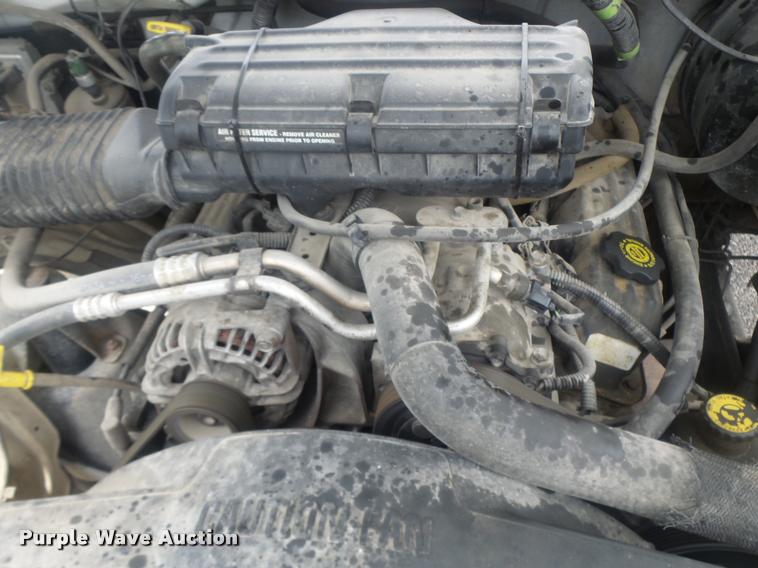 image for item DB1403 2001 Dodge Ram 2500 utility bed pickup truck