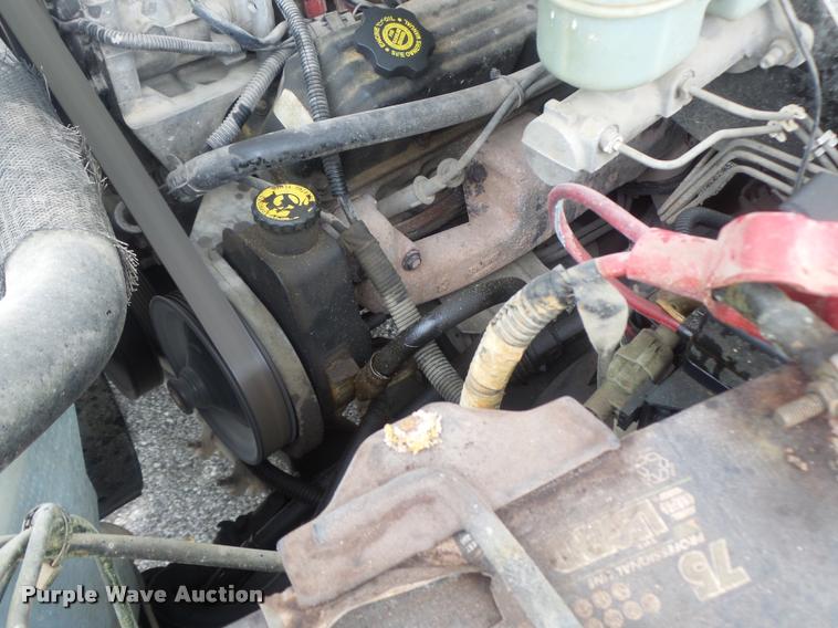 image for item DB1403 2001 Dodge Ram 2500 utility bed pickup truck