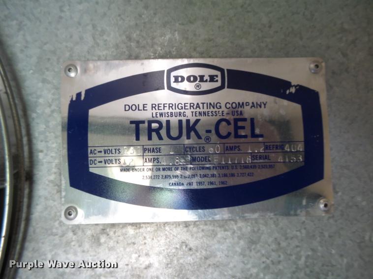 image for item DB2722 (2) Johnson refrigerated truck bodies