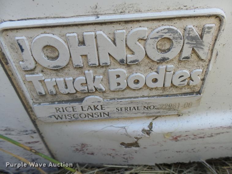 image for item DB2722 (2) Johnson refrigerated truck bodies
