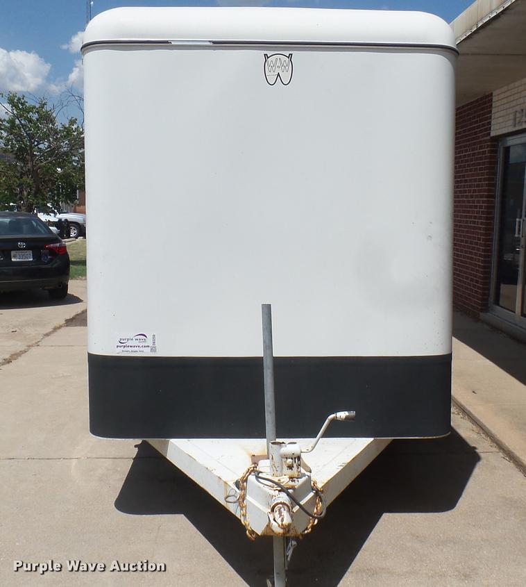 image for item DB3256 2001 WW enclosed cargo trailer