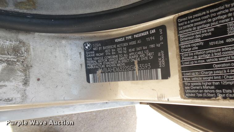 image for item DB3257 1995 BMW 5-Series 525i