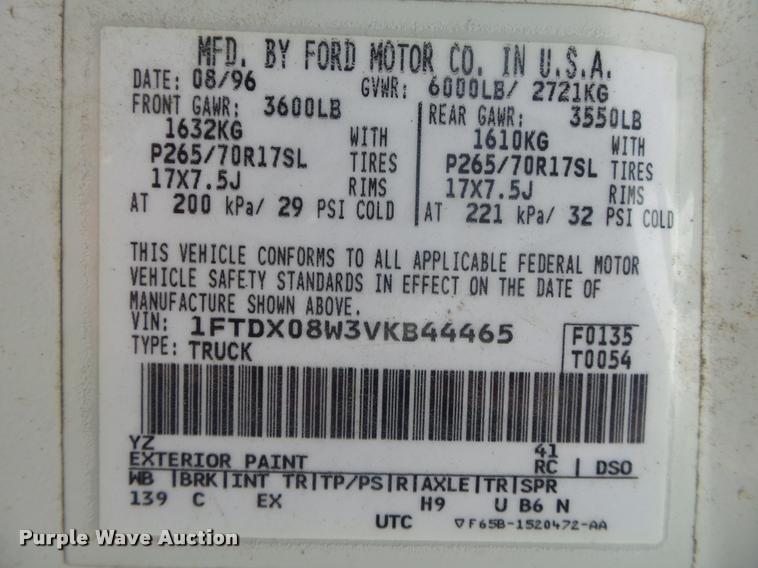 image for item DB7465 1997 Ford F150 SuperCab pickup truck