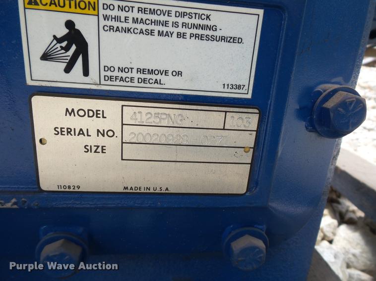 image for item DD1731 Quincy 4125 air compressor