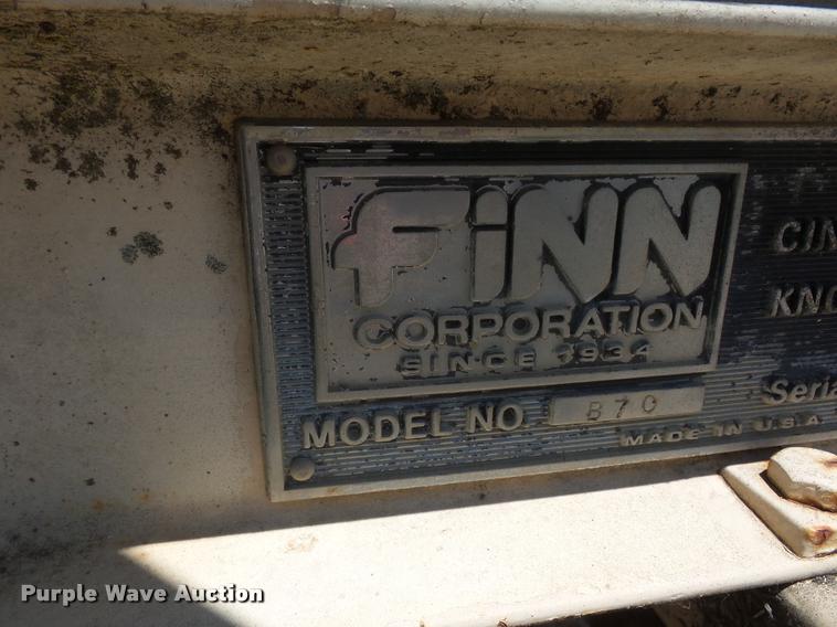 image for item DH9071 Finn B70 straw blower